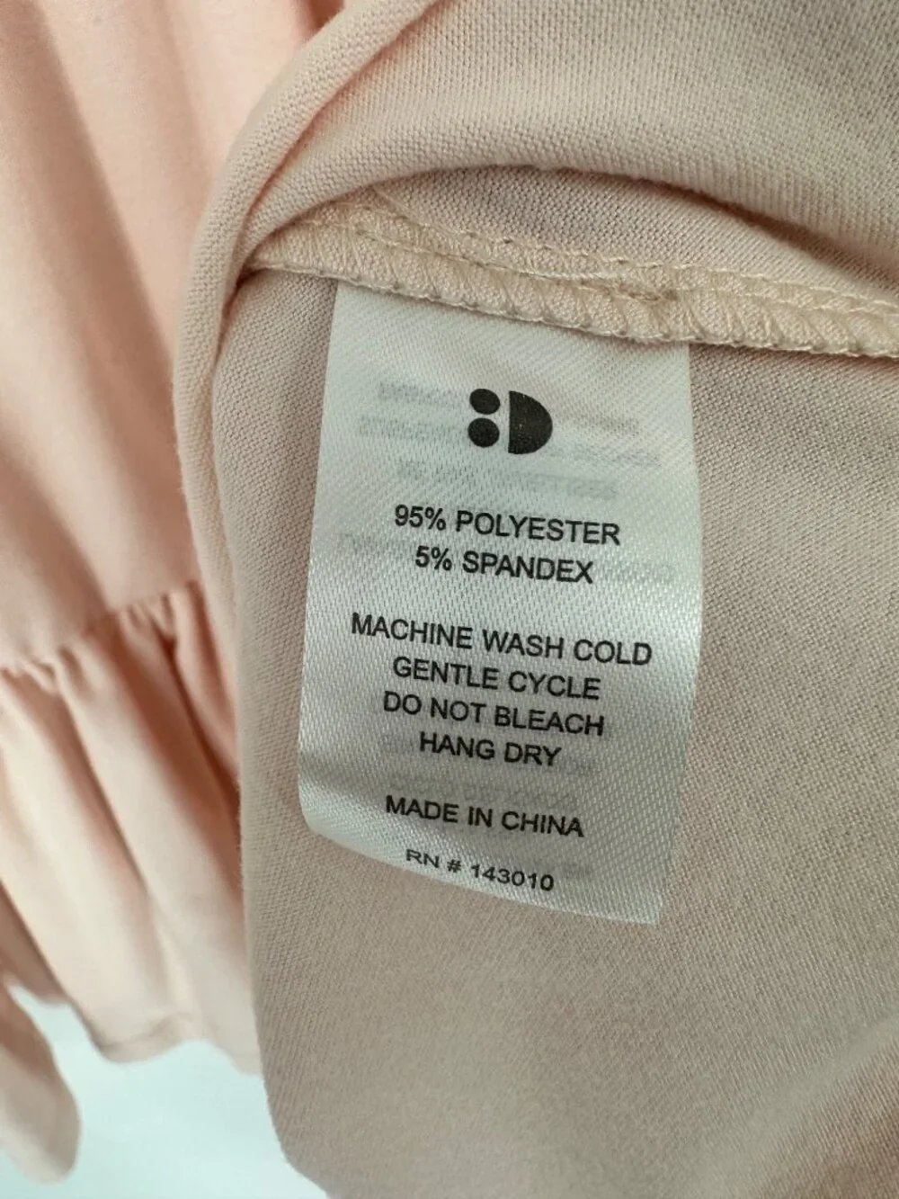 DotDotSmile Girls Light Pink Tier Dress Size 3/4 Soft New with Tags
